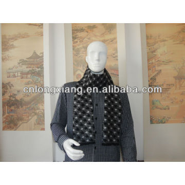 Men Acrylic Long Jacquard Scarf